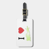 Gepäckanhänger Herz I St. Croix (Vorderseite vertikal)