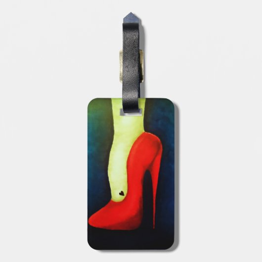 Gepäckanhänger-hoher Absatz Gepäckanhänger (Rückseite vertikal)