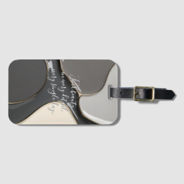 Gepäckanhänger in stilvoller Grafik