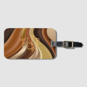 Gepäckanhänger in stilvoller Grafik (Vorderseite (Horizontal))