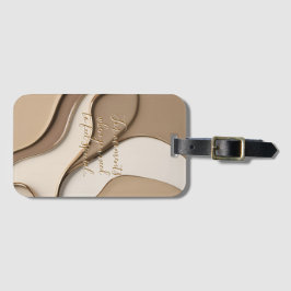 Gepäckanhänger in stilvoller Grafik