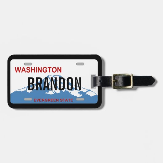Gepäckanhänger in Washington (Vorderseite horizontal)
