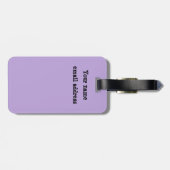 Gepäckanhänger, individuell anpassbar gepäckanhänger (Rückseite horizontal)