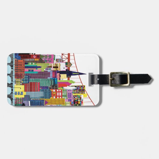 Gepäckanhänger Jennifers Maravillas (Vorderseite horizontal)