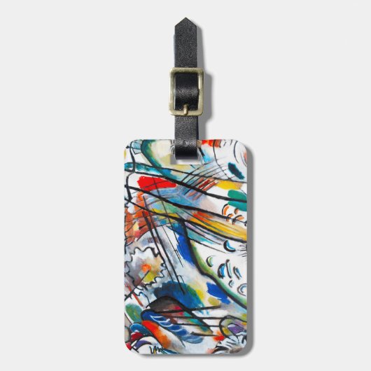 Gepäckanhänger Kandinsky Improvisations-28 (Vorderseite vertikal)