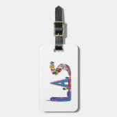 Gepäckanhänger | LAS VEGAS, Nanovolt (LAS) (Vorderseite vertikal)