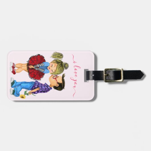 Gepäckanhänger - Liebe (Vorderseite horizontal)