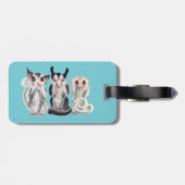 Gepäckanhänger mit 3 kluger Zuckersegelflugzeugen (Rückseite horizontal)