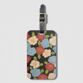 Gepäckanhänger mit Blues, Pinsel, Grün und Gold (Vorderseite Vertikal)