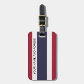 Gepäckanhänger mit der Flagge Thailands (Vorderseite vertikal)