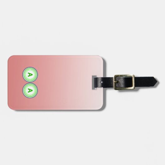 Gepäckanhänger mit der Nummer "Best Customizable B (Vorderseite horizontal)