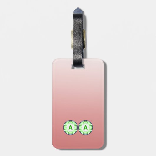 Gepäckanhänger mit der Nummer "Best Customizable B (Rückseite vertikal)