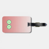 Gepäckanhänger mit der Nummer "Best Customizable B (Rückseite horizontal)