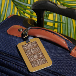 Gepäckanhänger mit einzigartigem Gold-Design