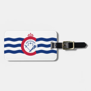Gepäckanhänger mit Flagge von Cincinnati, Ohio