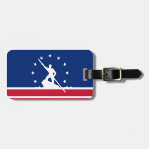 Gepäckanhänger mit Flagge von Richmond, Virginia
