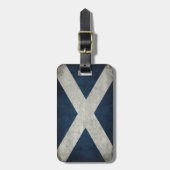 Gepäckanhänger mit Flagge von Schottland (Vorderseite vertikal)