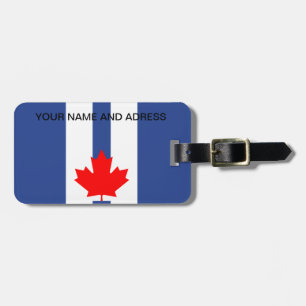 Gepäckanhänger mit Flagge von Toronto, Kanada
