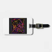 Gepäckanhänger mit gut sichtbarem Nebel (Vorderseite horizontal)