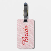 Gepäckanhänger mit Herz (Rückseite vertikal)