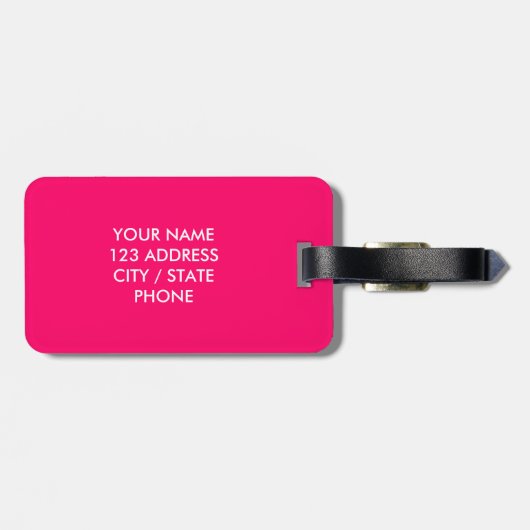 Gepäckanhänger mit Herz behalten und mit Liebe ver (Rückseite horizontal)