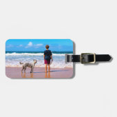 Gepäckanhänger mit Ihren Lieblings-Fotos für Fotos (Vorderseite horizontal)