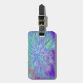 Gepäckanhänger mit Lederband (Vorderseite vertikal)