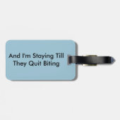 Gepäckanhänger mit Lederband (Rückseite horizontal)