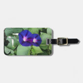 Gepäckanhänger mit Lederband (Vorderseite horizontal)