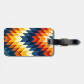 Gepäckanhänger mit Lederband (Rückseite horizontal)