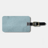 Gepäckanhänger mit Lederband (Vorderseite horizontal)