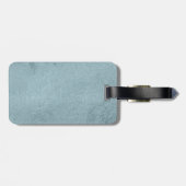 Gepäckanhänger mit Lederband (Rückseite horizontal)