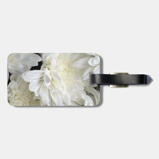 Gepäckanhänger mit Lederband (Rückseite horizontal)