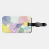 Gepäckanhänger mit Ledergurt (Rückseite horizontal)