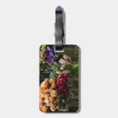 Gepäckanhänger mit schönen Blume Shop Blogs (Rückseite vertikal)