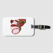 Gepäckanhänger mit Visitenkartensteckplatz (Vorderseite (Horizontal))