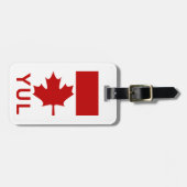 Gepäckanhänger Montreals P.E.T (addieren Sie Ihr (Vorderseite horizontal)