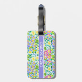 Gepäckanhänger, Muster für Hübsche Primrosen Gepäckanhänger (Rückseite vertikal)