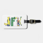 Gepäckanhänger | NEW YORK, NY (JFK) (Vorderseite horizontal)