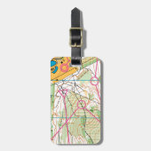 Gepäckanhänger - orienteering Karte (Vorderseite vertikal)