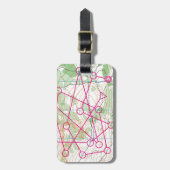 Gepäckanhänger - orienteering Kurs (Vorderseite vertikal)