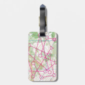 Gepäckanhänger - orienteering Kurs (Rückseite vertikal)