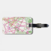 Gepäckanhänger - orienteering Kurs (Rückseite horizontal)