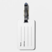 Gepäckanhänger - pallas Katze (Rückseite vertikal)