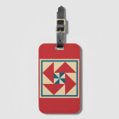 Gepäckanhänger - patriotischer (Vorderseite Vertikal)