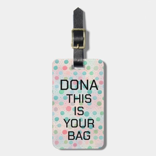 Gepäckanhänger, Personalisiert T Gepäckanhänger (Vorderseite vertikal)