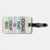 Gepäckanhänger, Personalisiert T Gepäckanhänger (Rückseite horizontal)