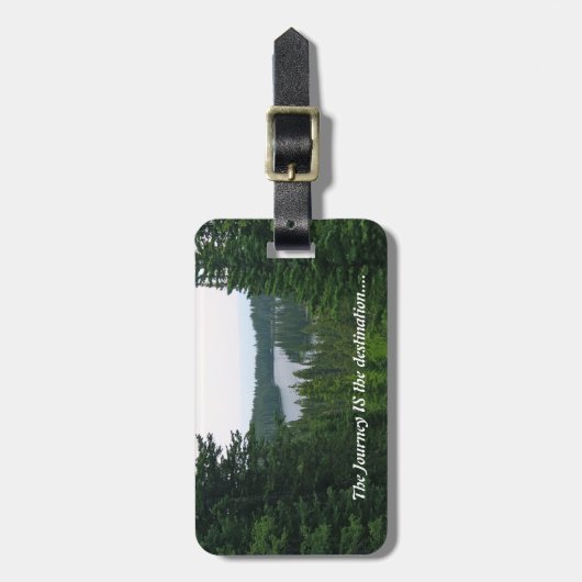 Gepäckanhänger: Reise Gepäckanhänger (Vorderseite vertikal)