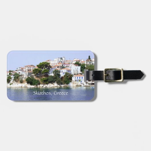 Gepäckanhänger Skiathos Insel-, Griechenland (Vorderseite horizontal)