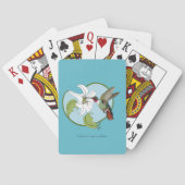 Gepäckanhänger Spielkarten (Rückseite)